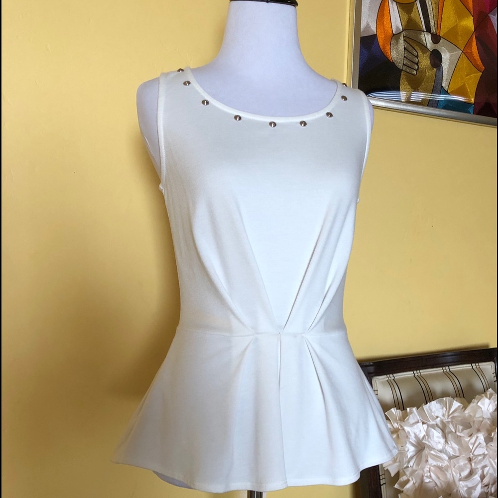 Soprano Women White Top Size S